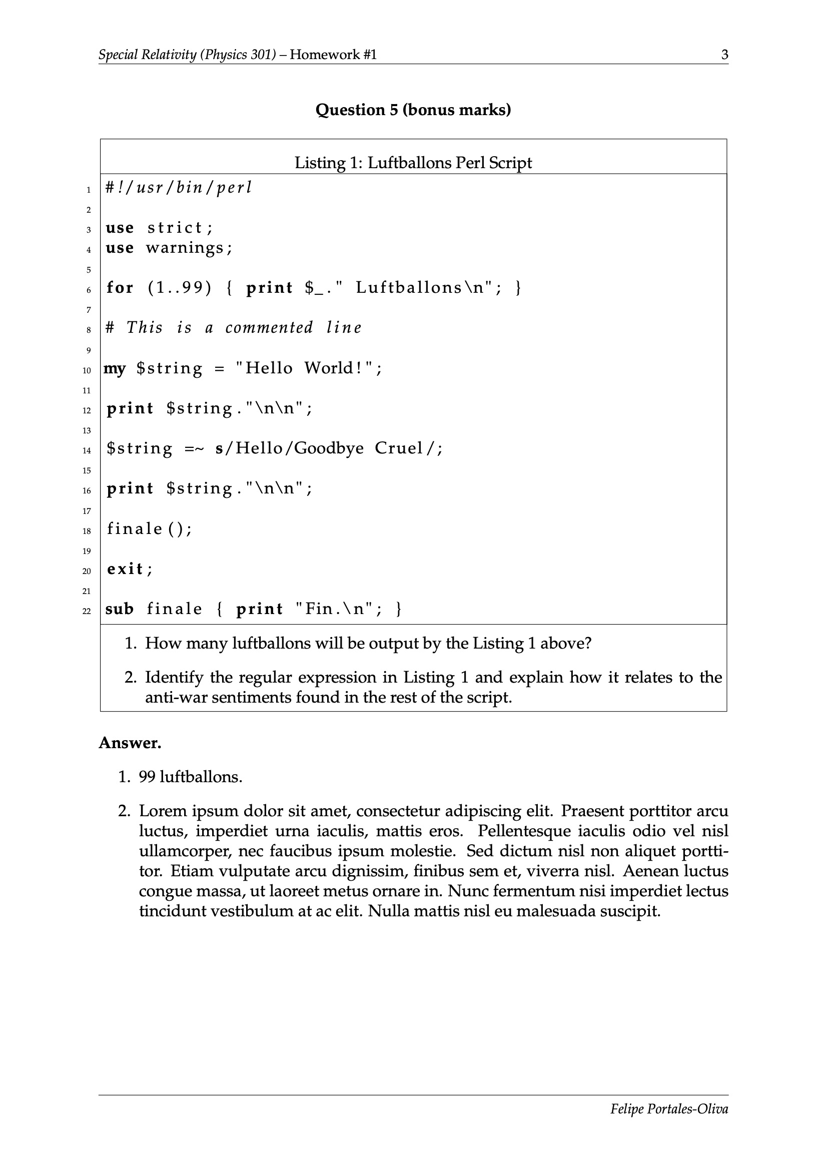 LaTeX Templates fphw Assignment