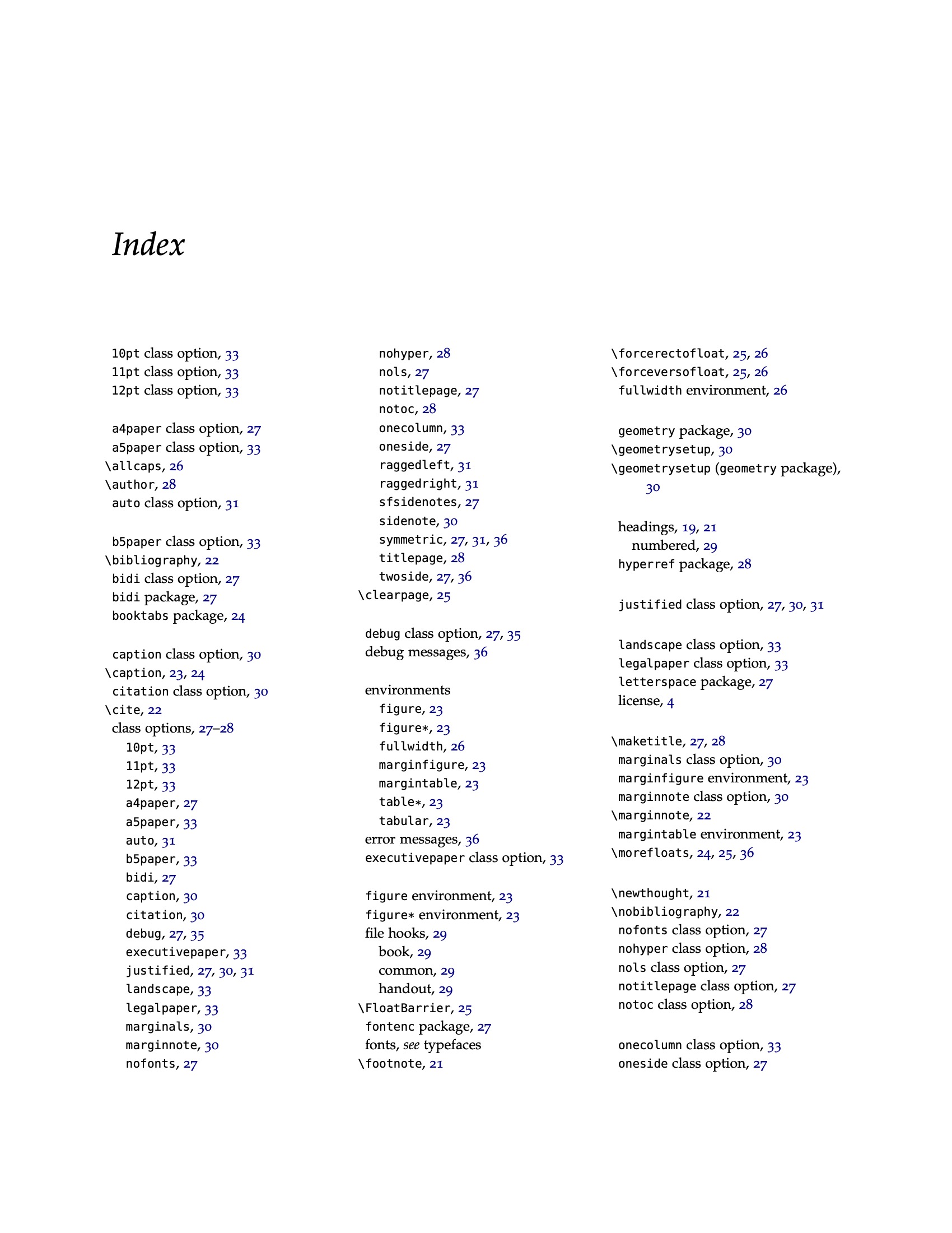 LaTeX Templates TufteStyle Book