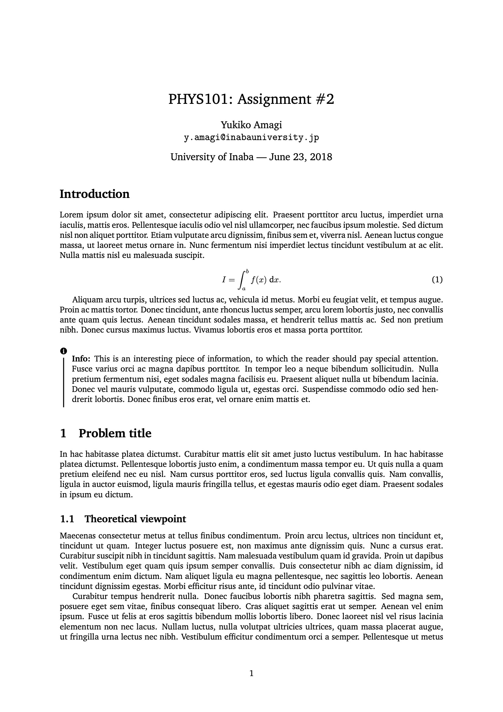 Assignment Report Template