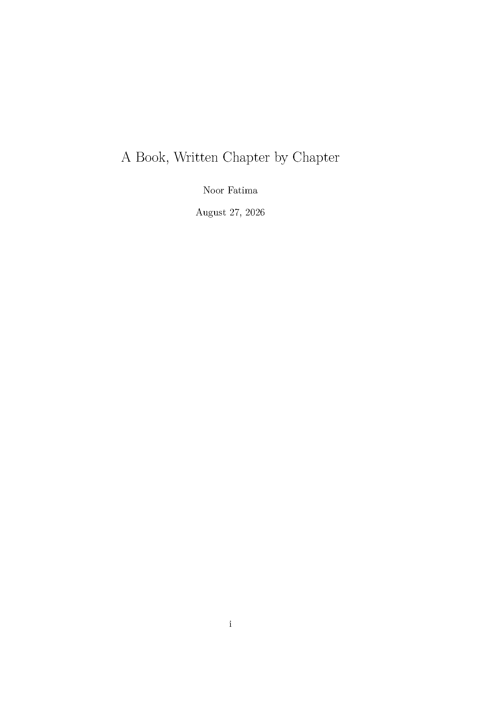 First page of the compiled Academic Book Template template