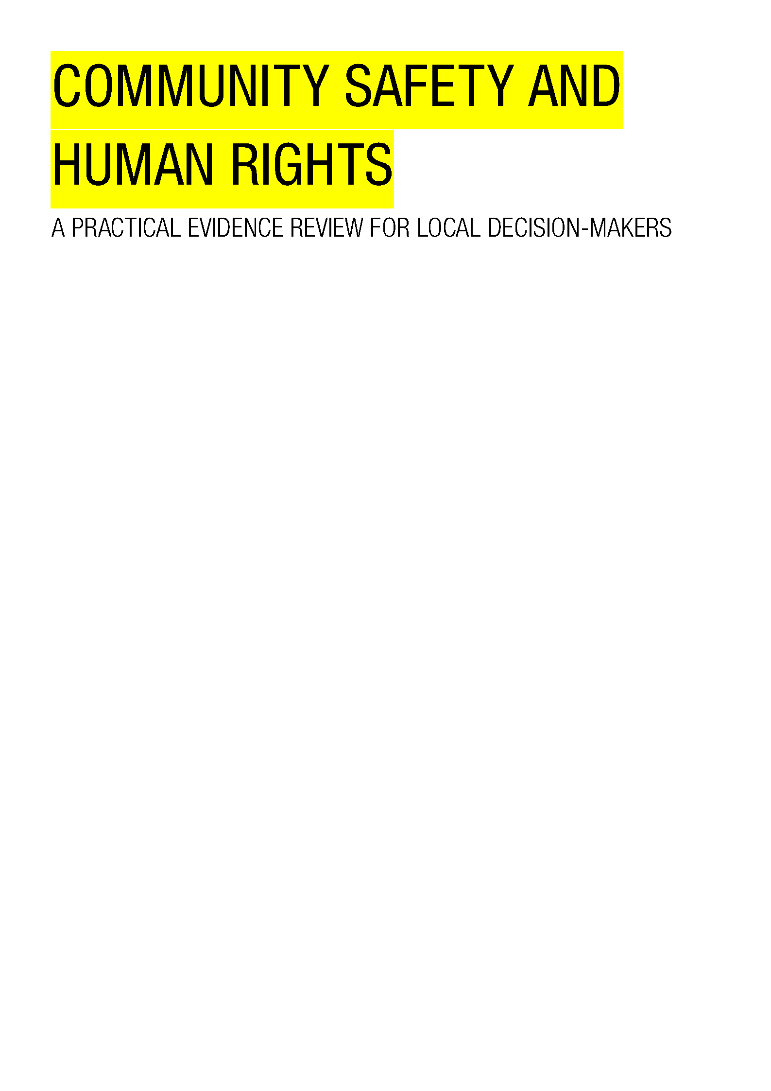 First page of Amnestyreport Human Rights Report