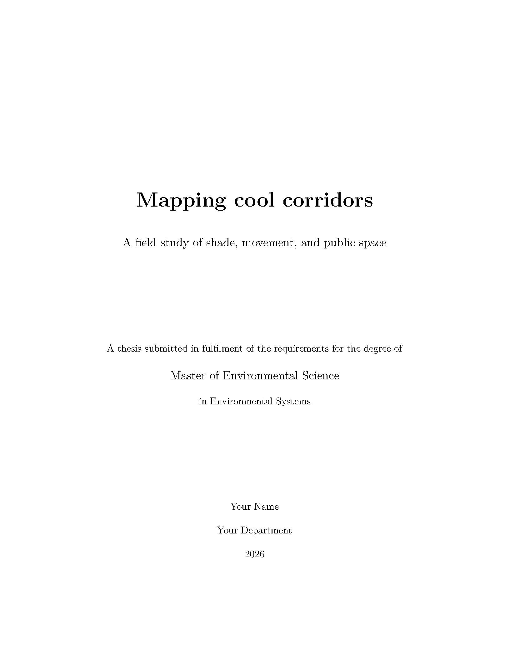 First page of Auckland Thesis