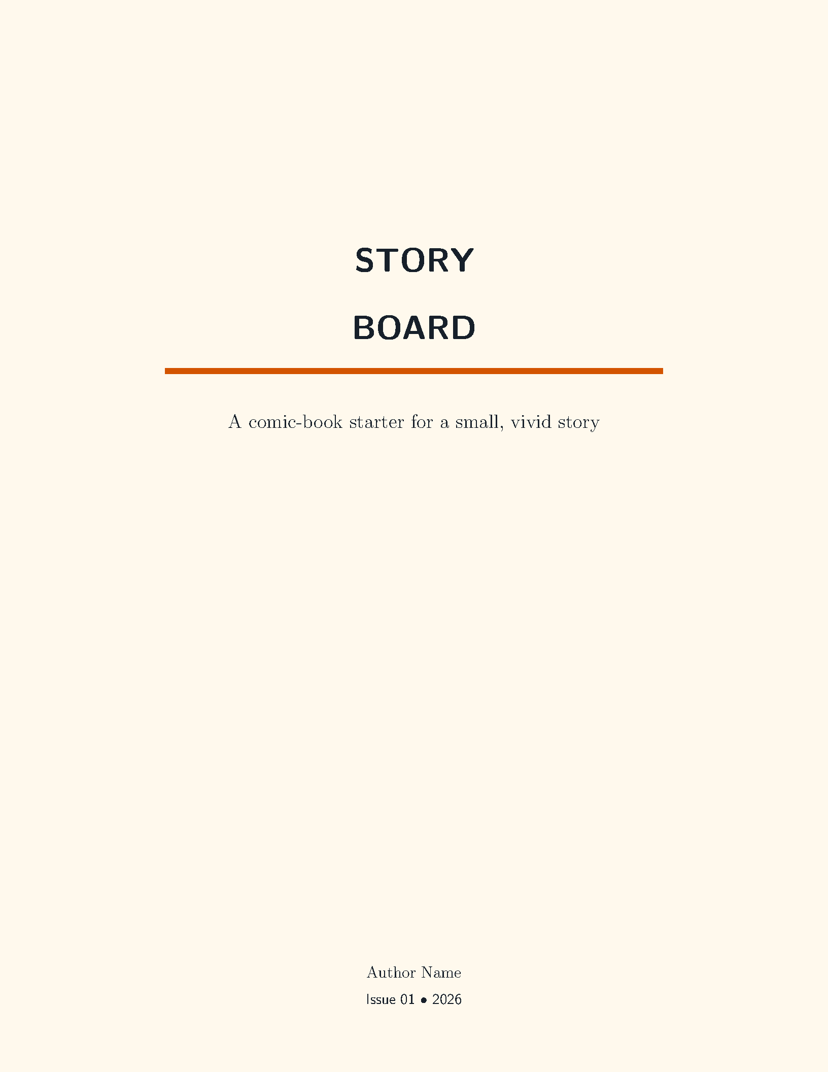 First page of Bibliogon Comic Book