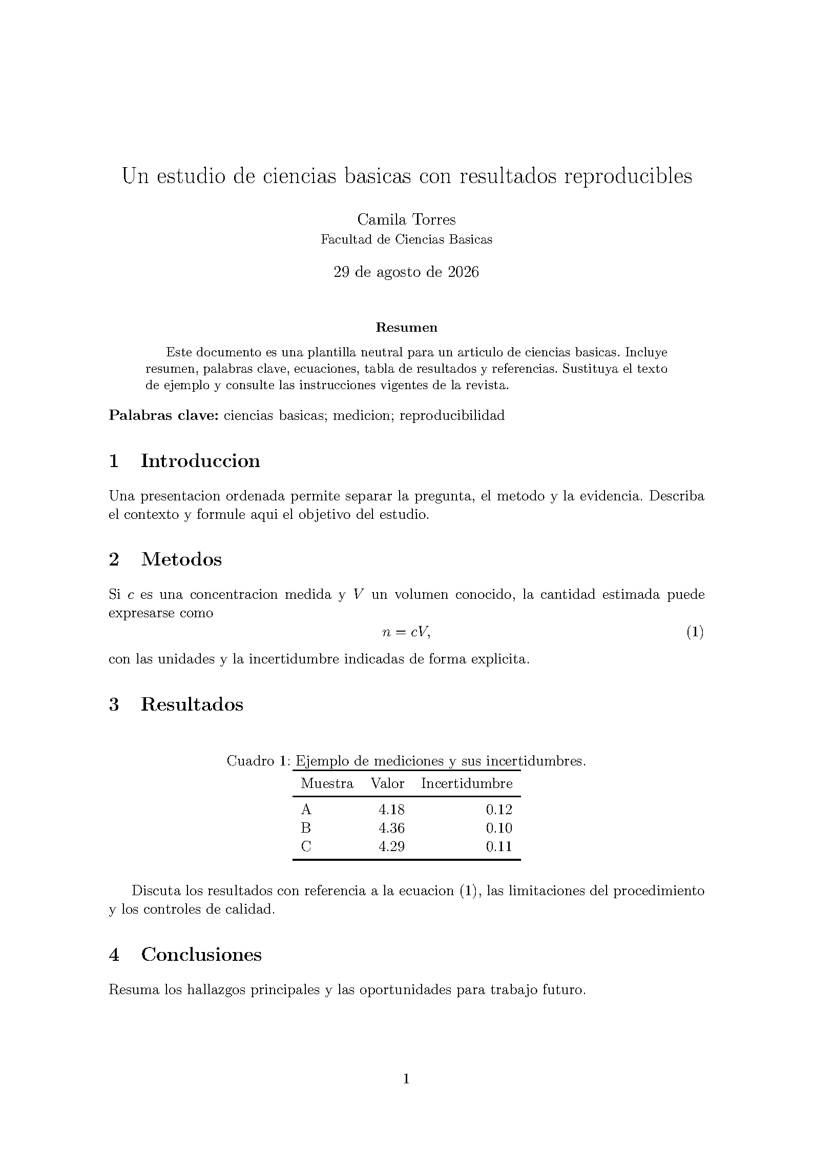 First page of BISTUA Journal Article