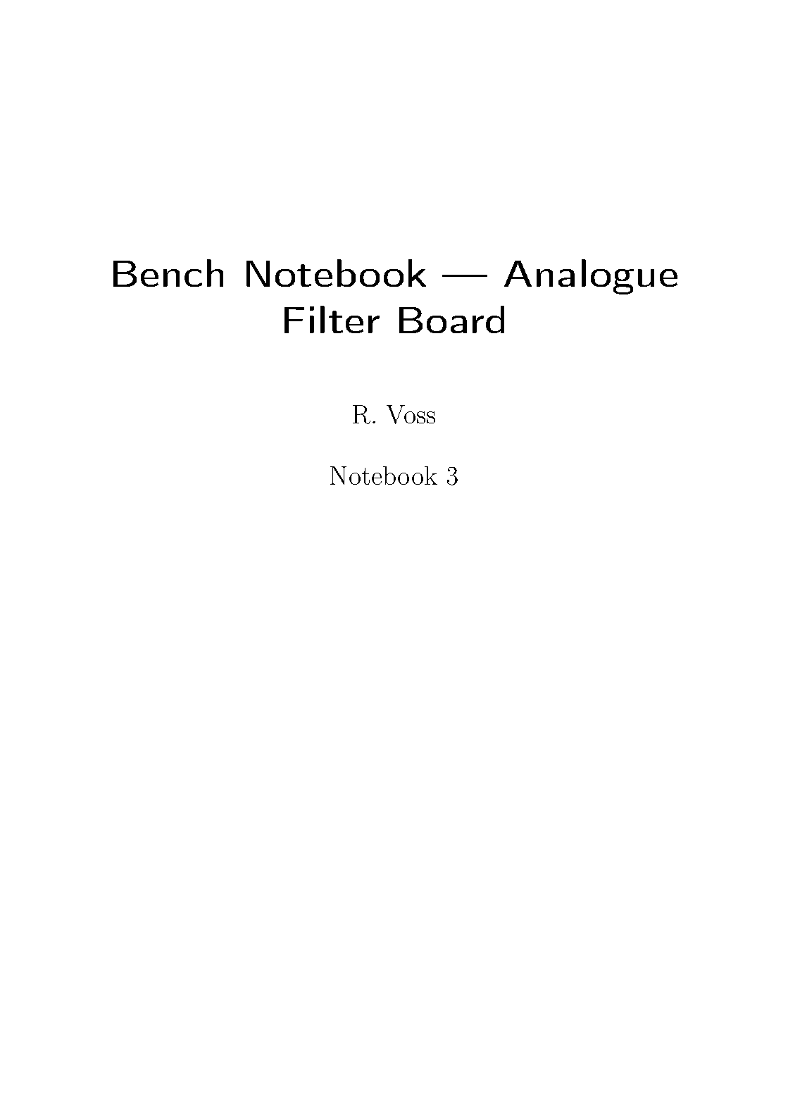 First page of the Compact Laboratory Book template