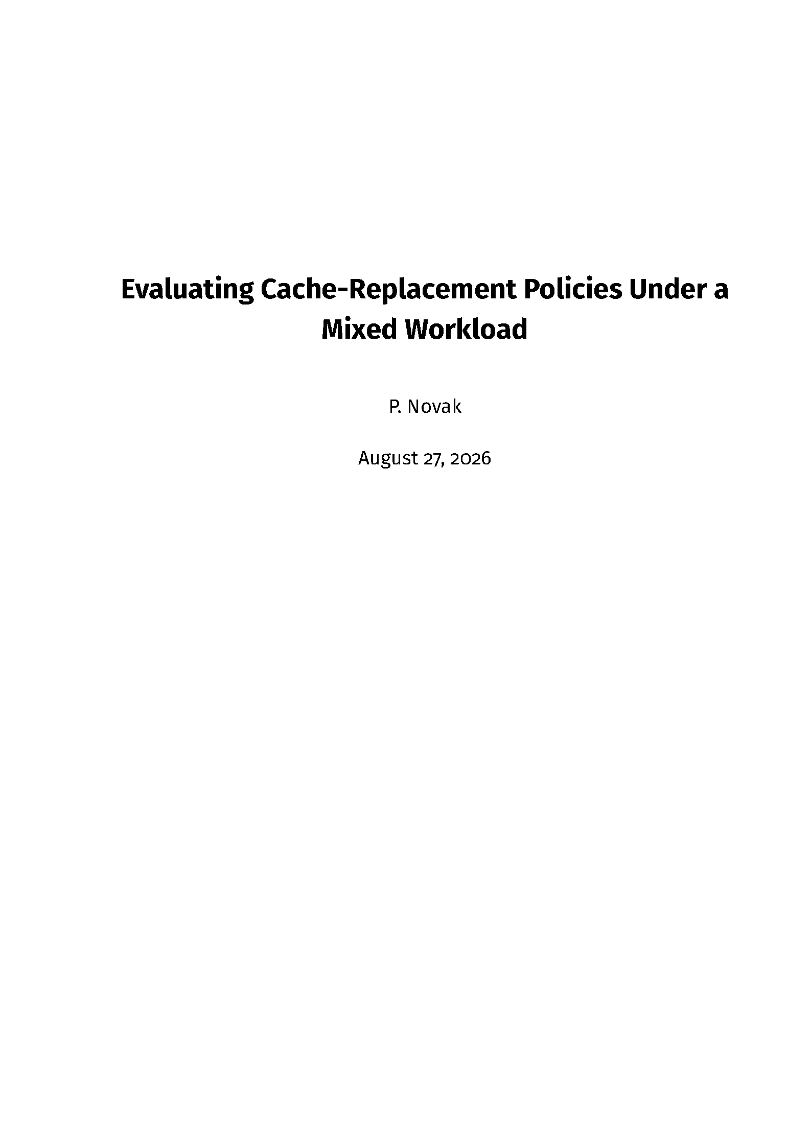 First page of the compiled CS Technical Lab Report template