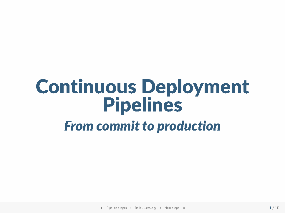 First page of the Digital Minimal template