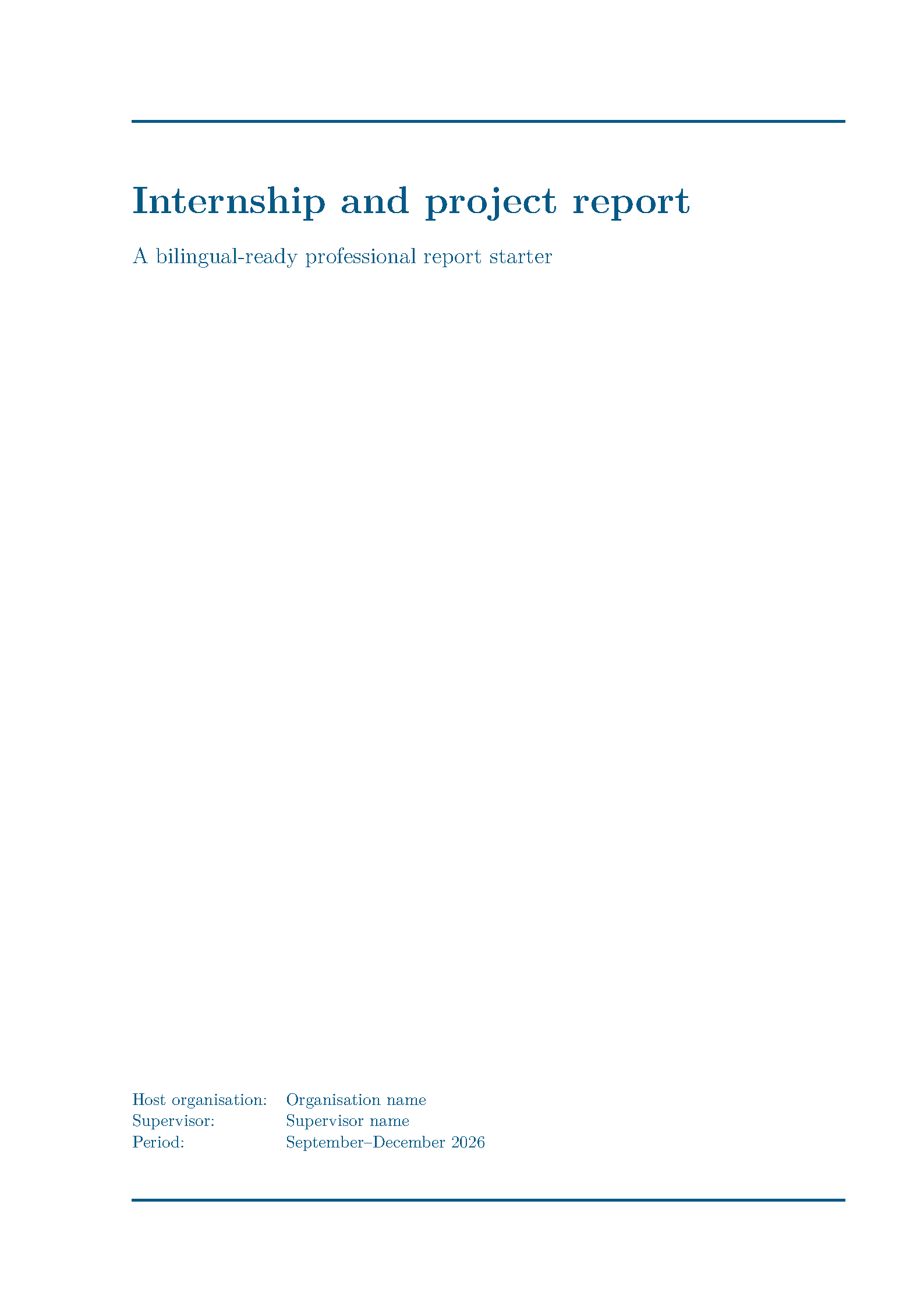 First page of IPG Internship and Project Report