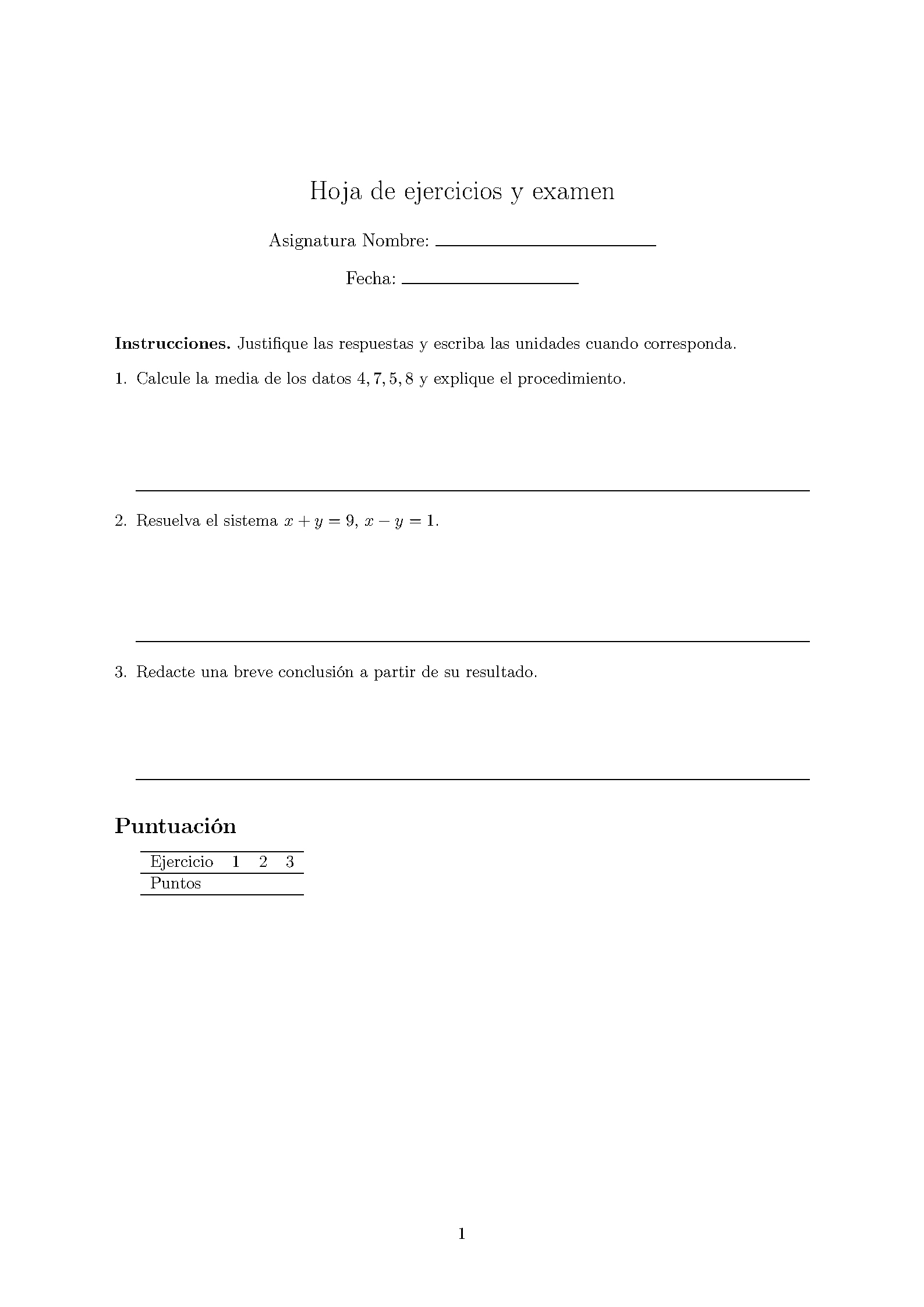 First page of the Los del DGIIM Exercise Worksheet template
