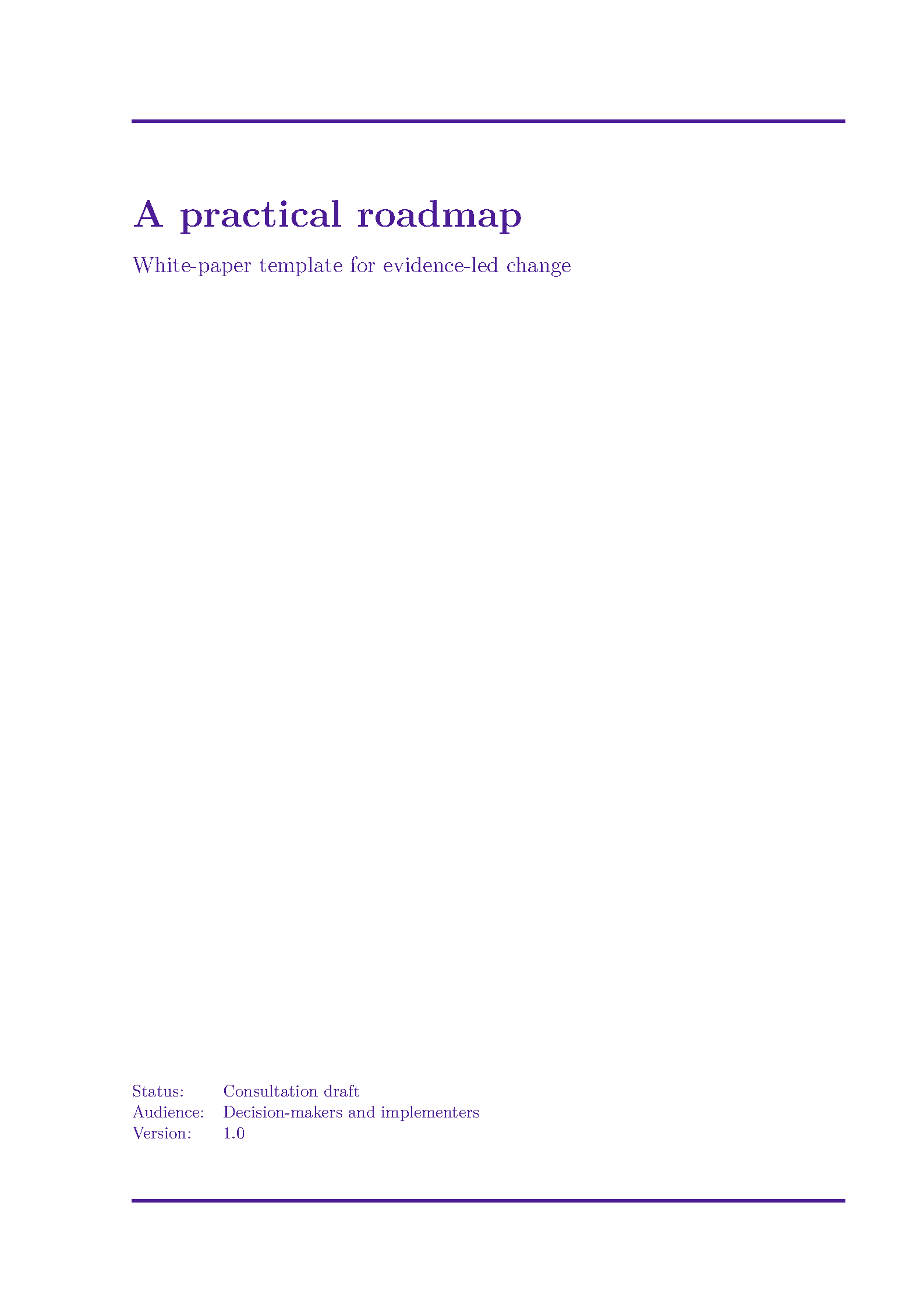 First page of LRP2020 White Paper