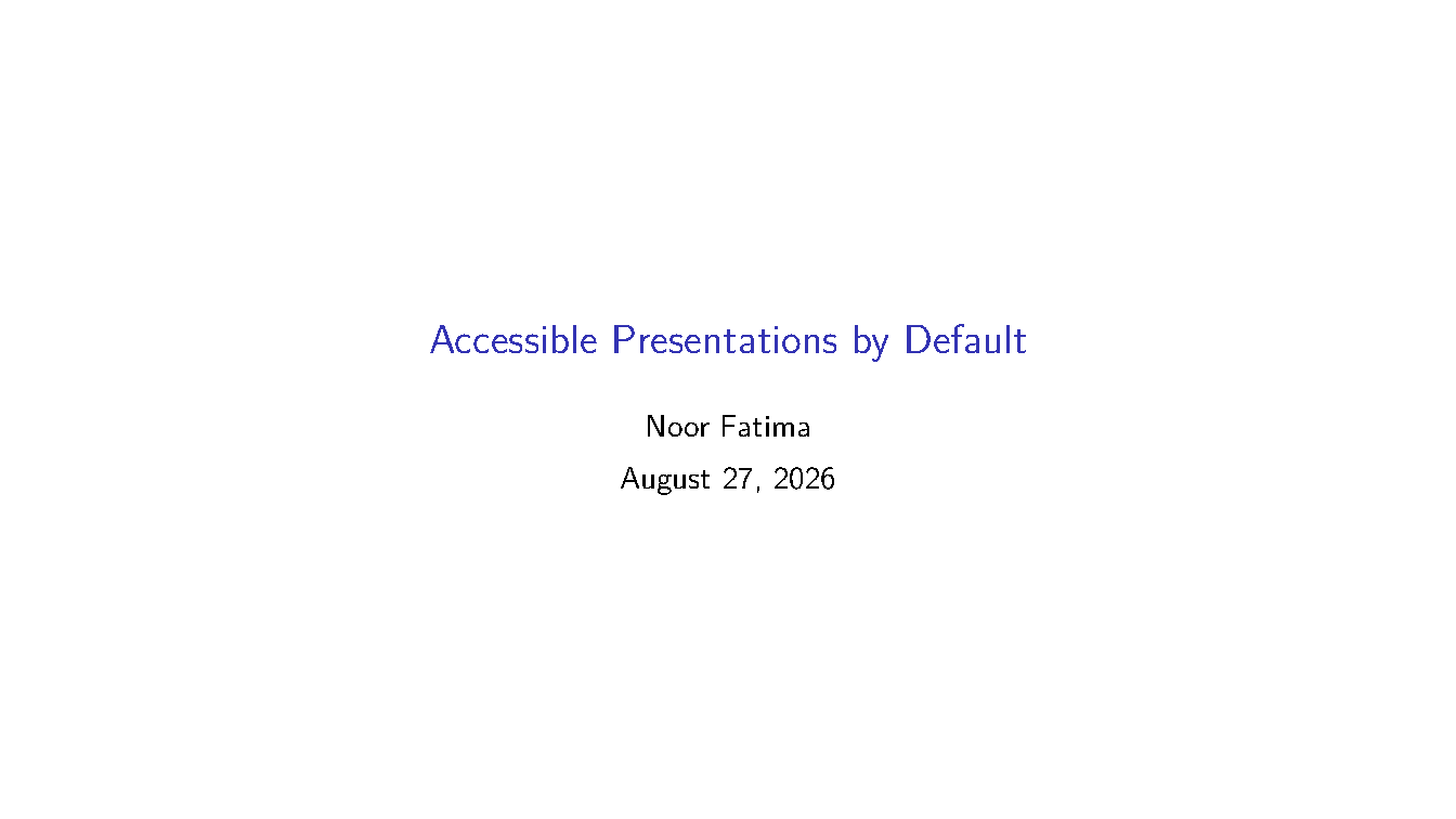 First page of the compiled ltx-talk template