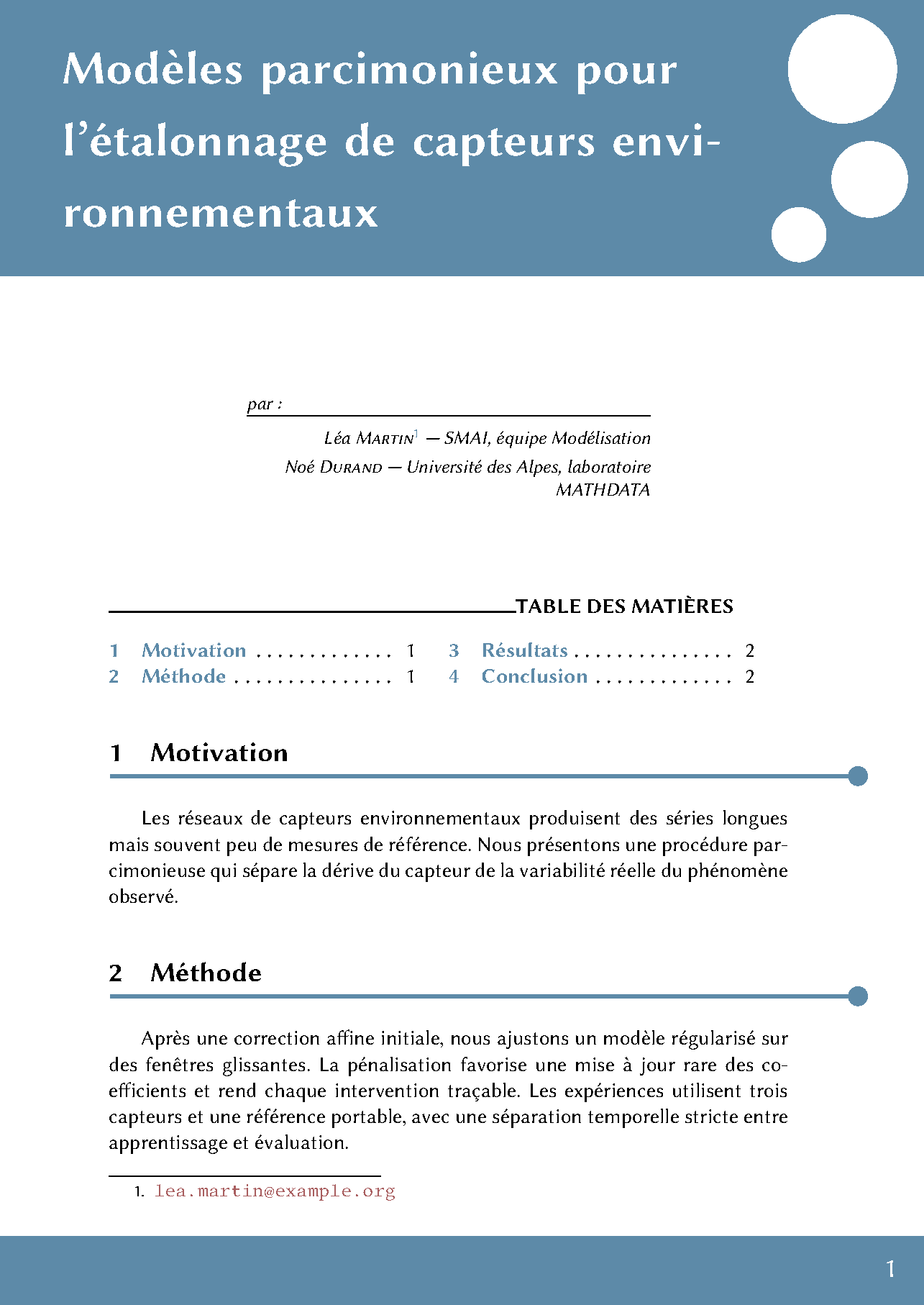 First page of MATAPLI