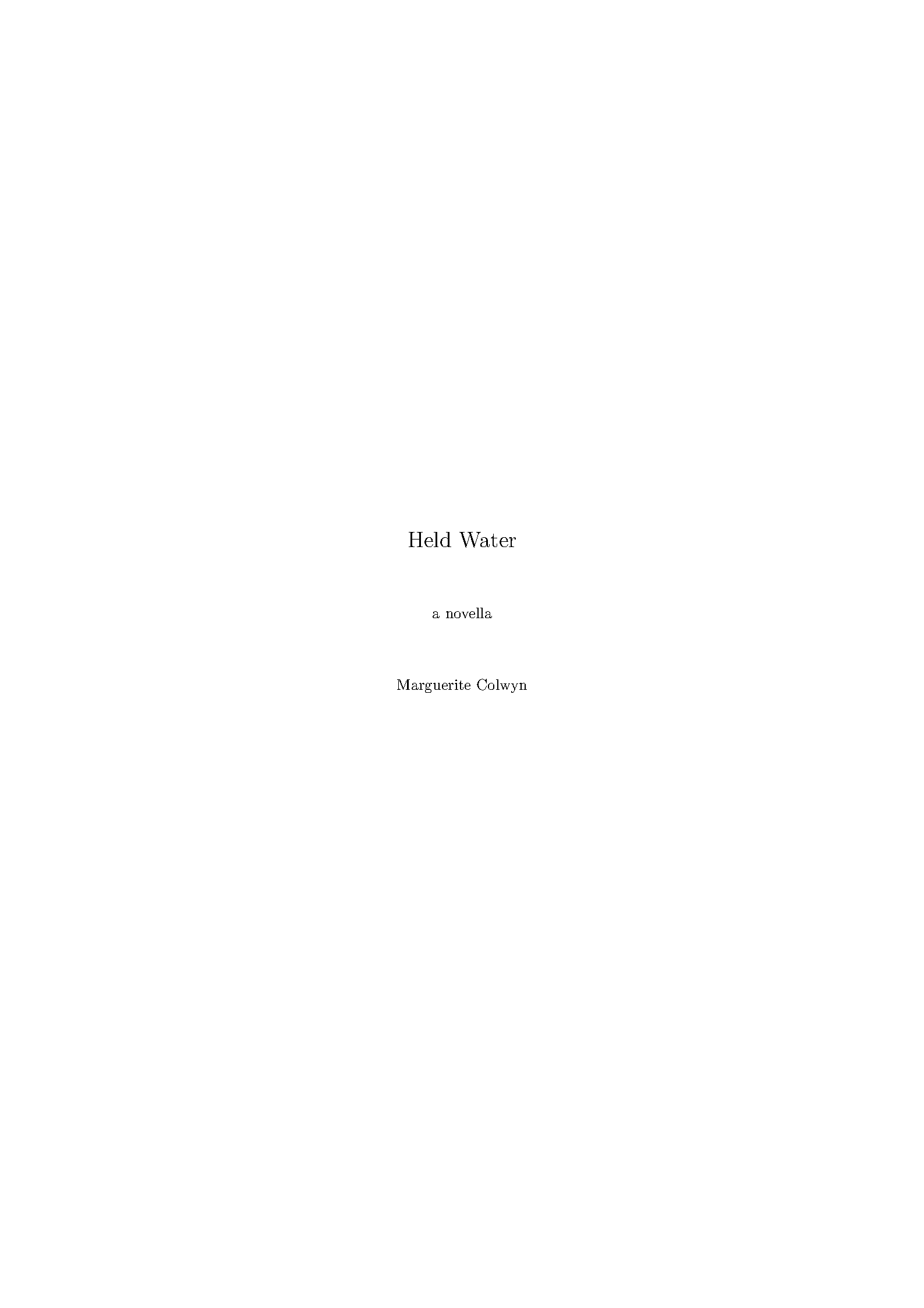 First page of the compiled Minimalist Book Title Page template