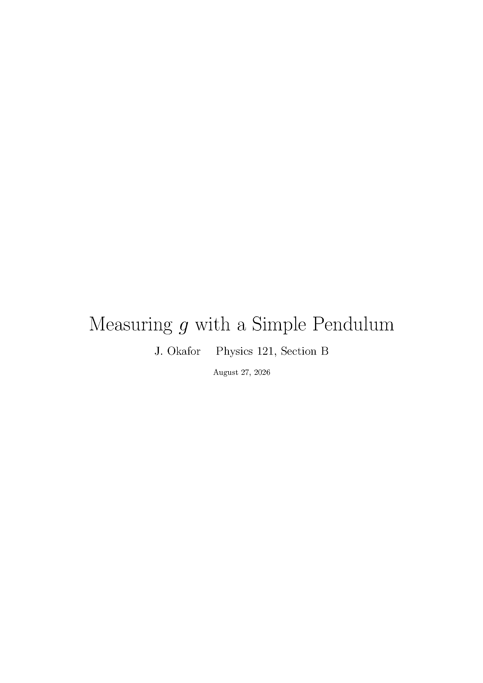 First page of the compiled Practical Lab Report template