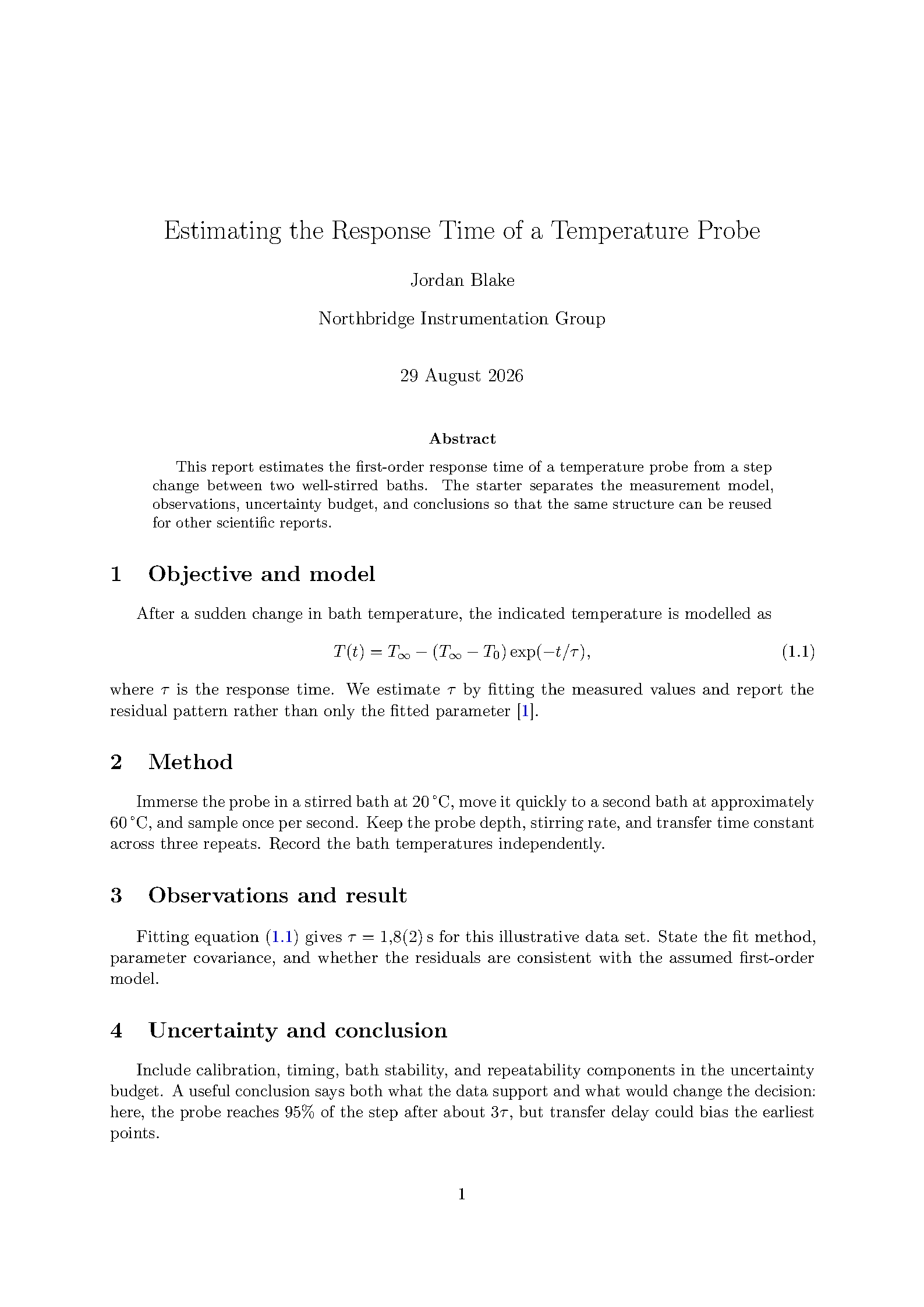 First page of Relatese Technical Report