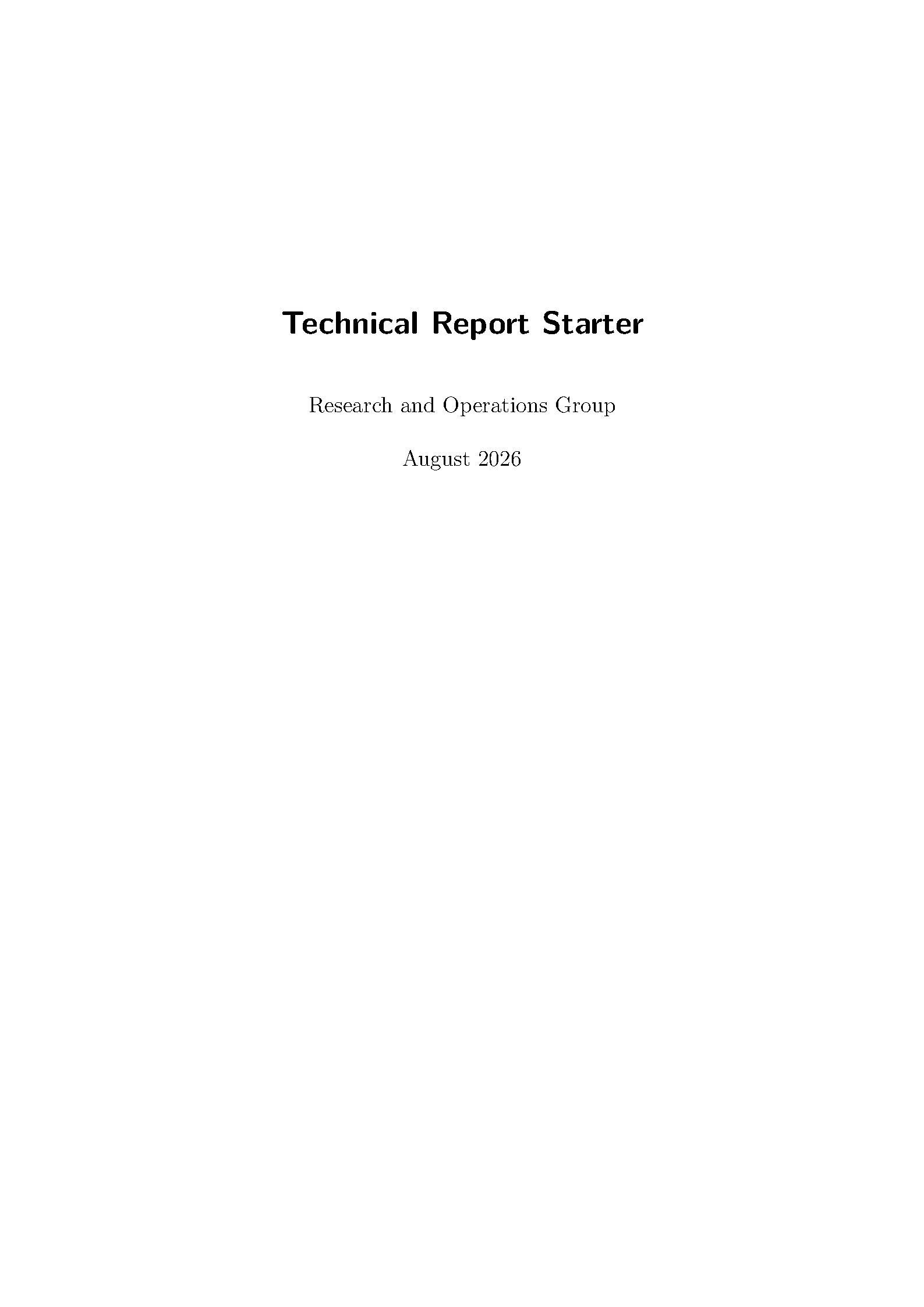 First page of KOMA-Script Report