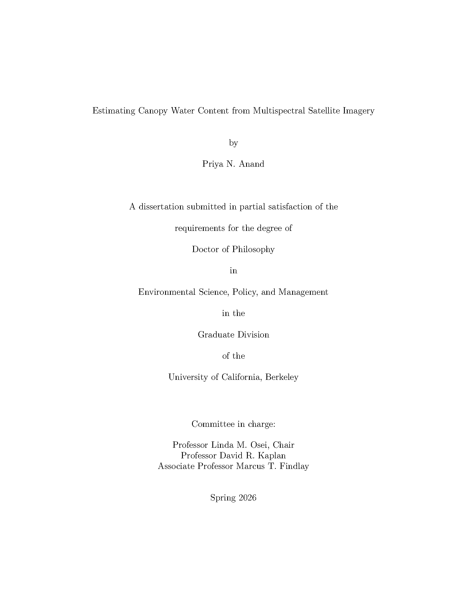 First page of UC Berkeley Thesis